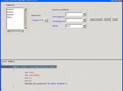 JDec SyntaxColoring window