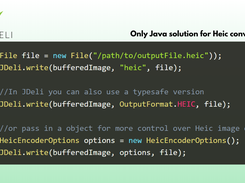 Exclusive Java Heic conversion