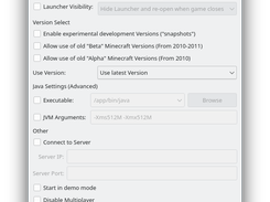 The profile editor