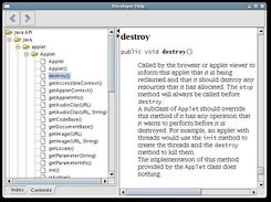 Use contents view to browse javadoc in hierarchy