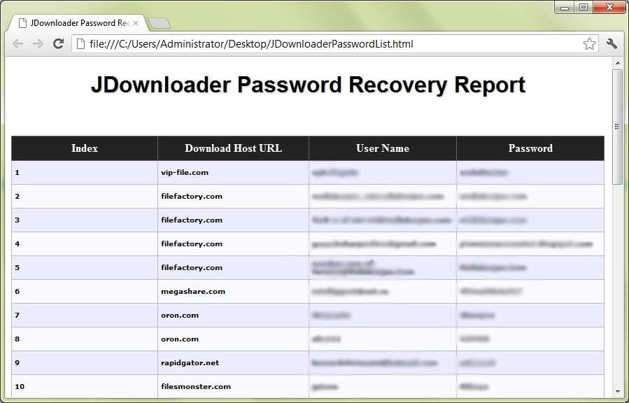 Jdownloader Password Decryptor Portable Download Sourceforge Net