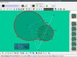 Intersecting circumferences joined