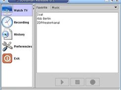 The main Window of JDVBMan