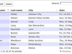 DataTables on the Java platform.