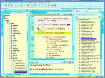 jEdit 5.1 daily on Debian GNU/Linux