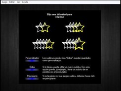 beta 3 start screen (spanish)