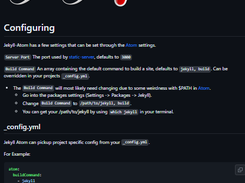 Jekyll-Atom Screenshot 1