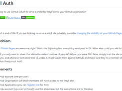 Jekyll Auth Screenshot 1