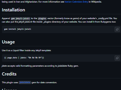jekyll-jalali Screenshot 1