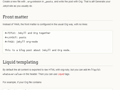 jekyll-org Screenshot 1