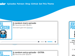 Jekyll Podcaster Screenshot 1