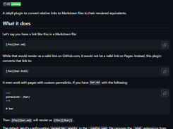 Jekyll Relative Links Screenshot 1