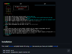 Jekyll Starter Kit Screenshot 1