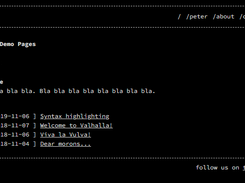 jekyll-theme-console Screenshot 1