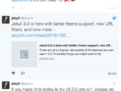 jekyll-twitter-plugin Screenshot 1