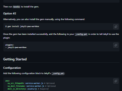 Jekyll PWA Workbox Plugin Screenshot 1