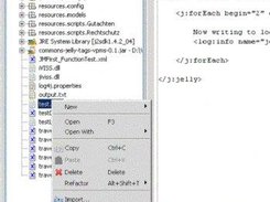 Running Jelly script from menu