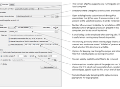 Project execution control panel