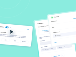 Set up player registration forms and collect payments online in just a few clicks. Manage registrants, process refunds, collect donations and more!