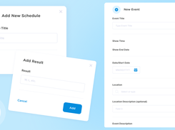 Use our scheduling features to post your team games and organization events online. Quickly navigate to specific seasons, schedules or teams using our dropdown filters.