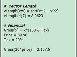 Calculator with "Text Only" view