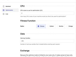 Application settings