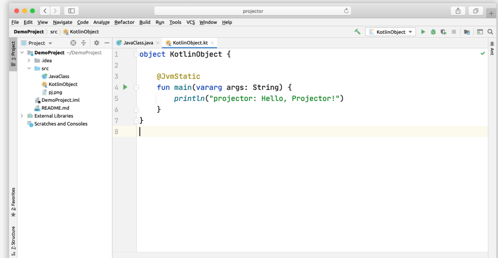 JetBrains Projector Screenshot 1