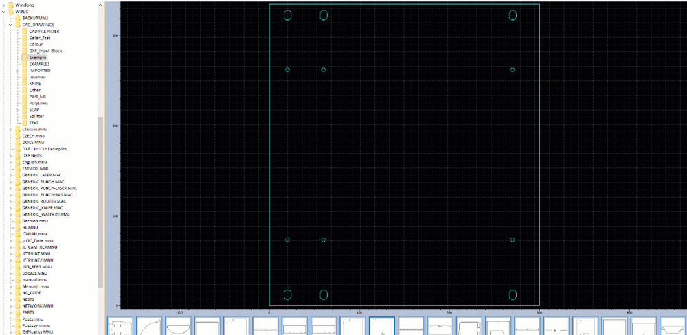 JETCAM CAD Viewer Screenshot 1