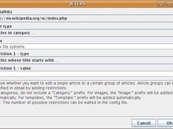 MediaWiki input selection