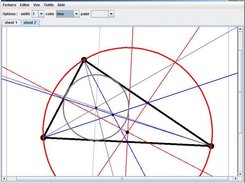 classical geometry relations in a triangle