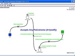 A PDA that accepts palindromes