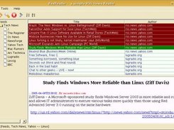 Shows New Stories (red) plus selected (green)