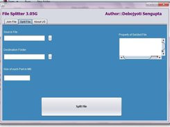 JFileSplitter3.06g/3.05g Screenshot 2