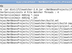 jfilewatcher Screenshot 1