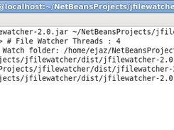 jfilewatcher Screenshot 3