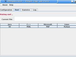 Run TAB... We can see the button used to organize ...