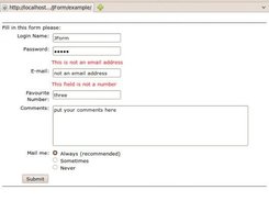 JForm Example Screenshot