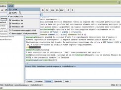 Default style, compiling and showing latex errors