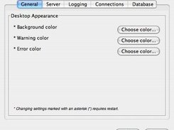 Mac OS - Preferences View