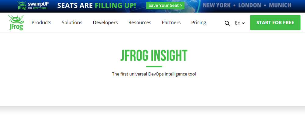 JFrog Insight Screenshot 1