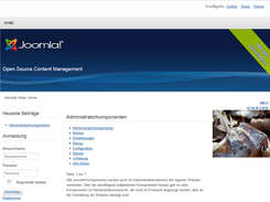 Joomla! 3.0 Website (Frontend)