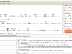 The same document window, with hidden translations and changed colors.