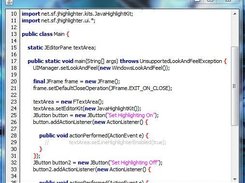 jHighlighter 0.0.1 Alpha