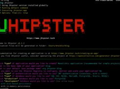 JHipster Screenshot 1