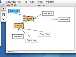 JHotDaw 7 Net sample application with Mac OS X interface