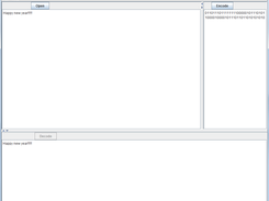 JHuffman Encoder/Decoder Screenshot 1