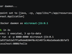 Containerizing a Micronaut app 