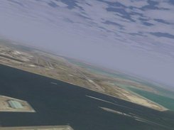 Over the Logan Int. Airport