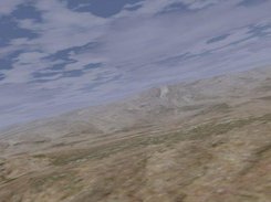 The top of the mountain is between the clouds! 