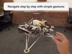 Navigate step by step with intuitive gestures